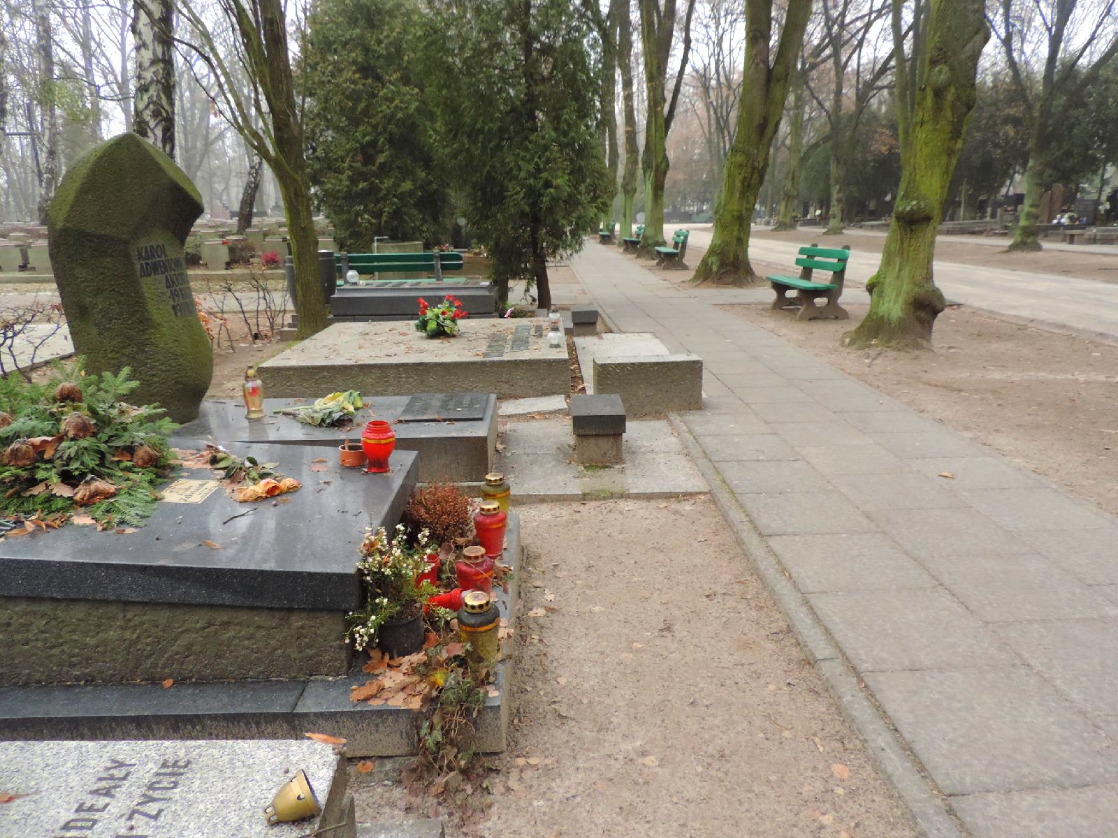 The grave of Karol Adwentowicz - Warsaw