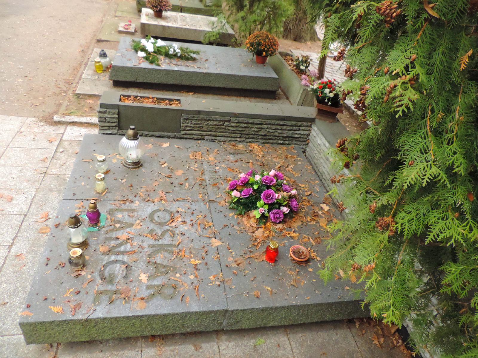 The grave of Oskar Lange - Warsaw