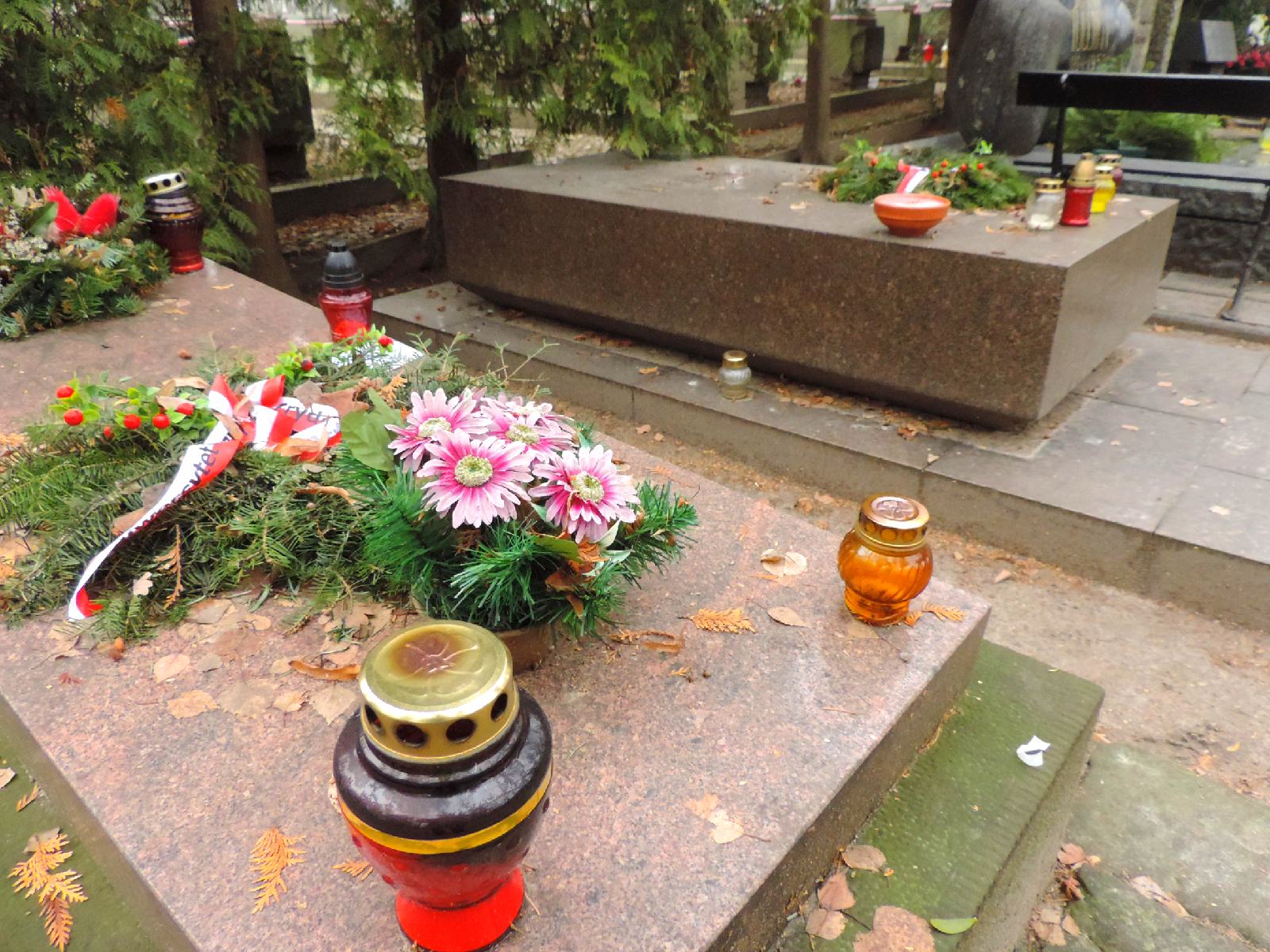 The grave of Grzegorz Fitelberg - Warsaw