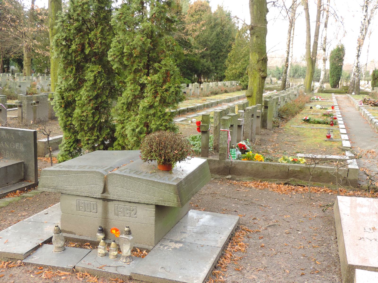 The grave of Leon Kruczkowski - Warsaw