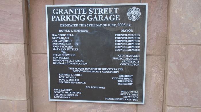 Granite Street Parking Garage Prescott Arizona