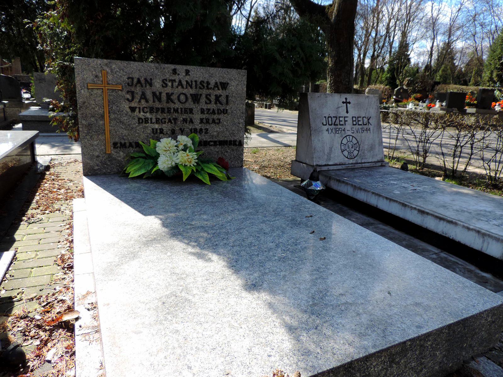 The grave of Jan Stanisław Jankowski - Warsaw