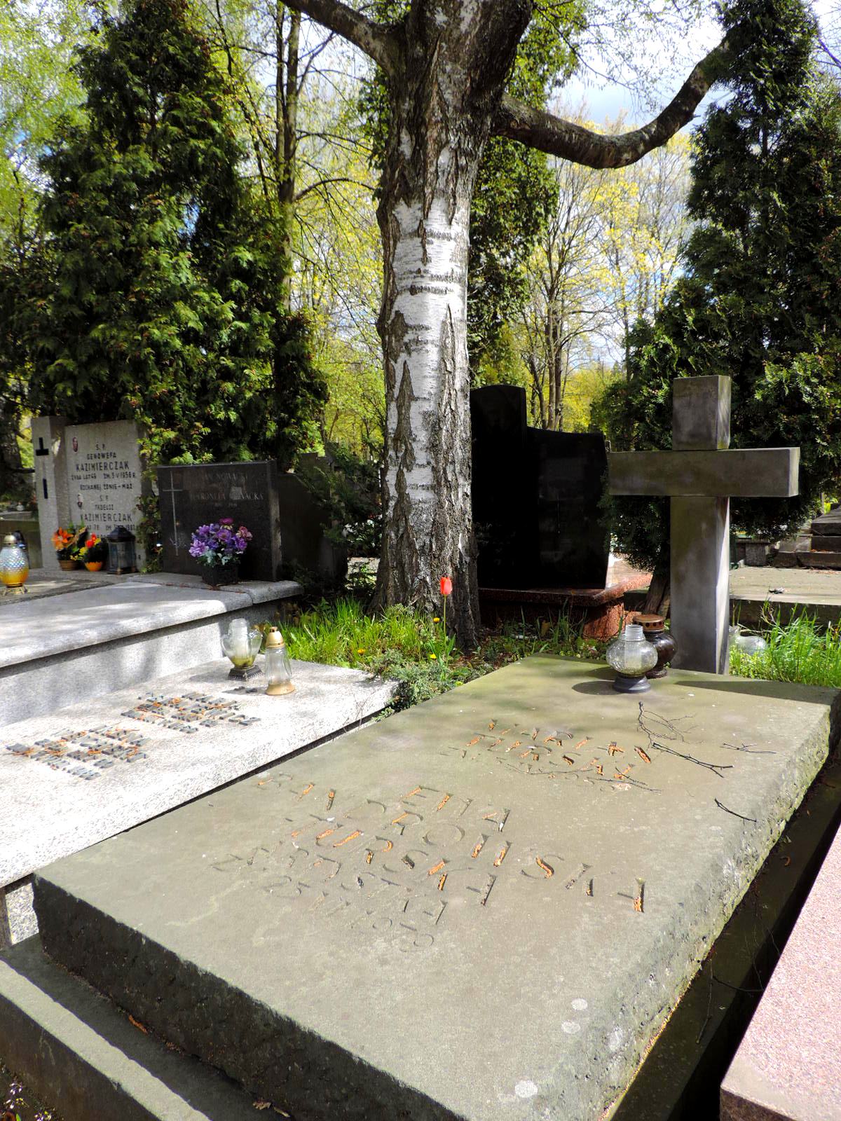 The grave of Ewa Bandrowska-Turska - Warsaw