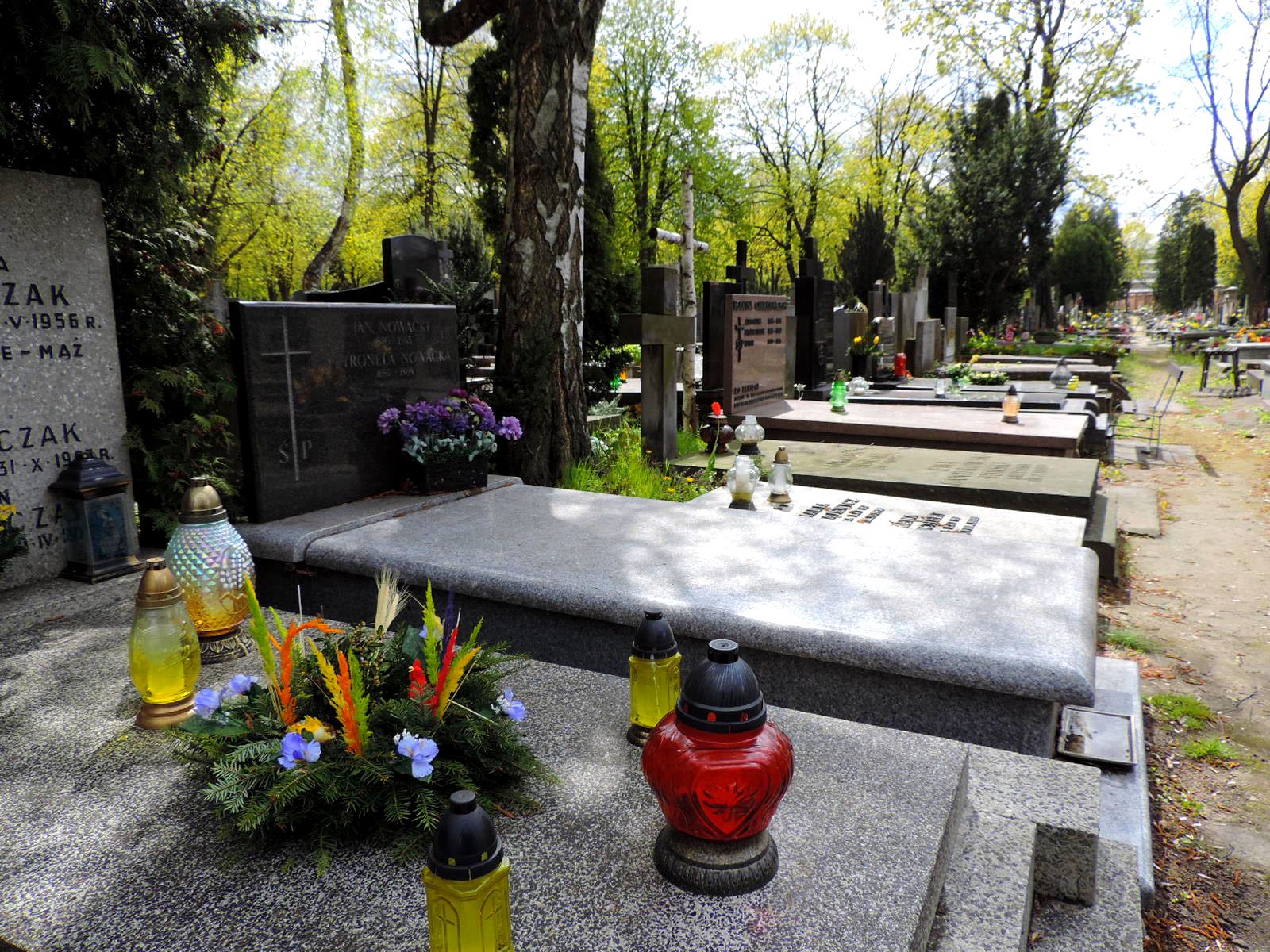 The grave of Ewa Bandrowska-Turska - Warsaw