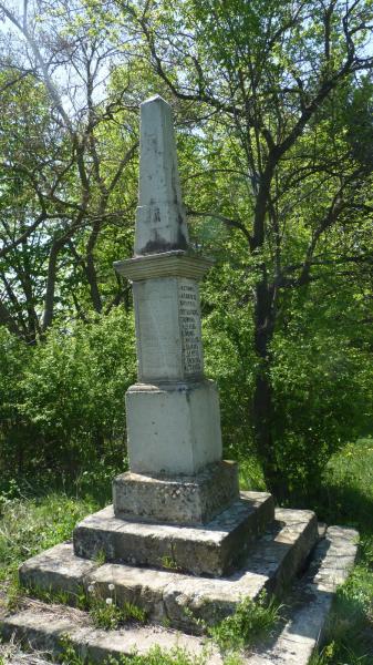 Monument to the fallen in Balkan wars (1912-1913) from Baylovo village ...