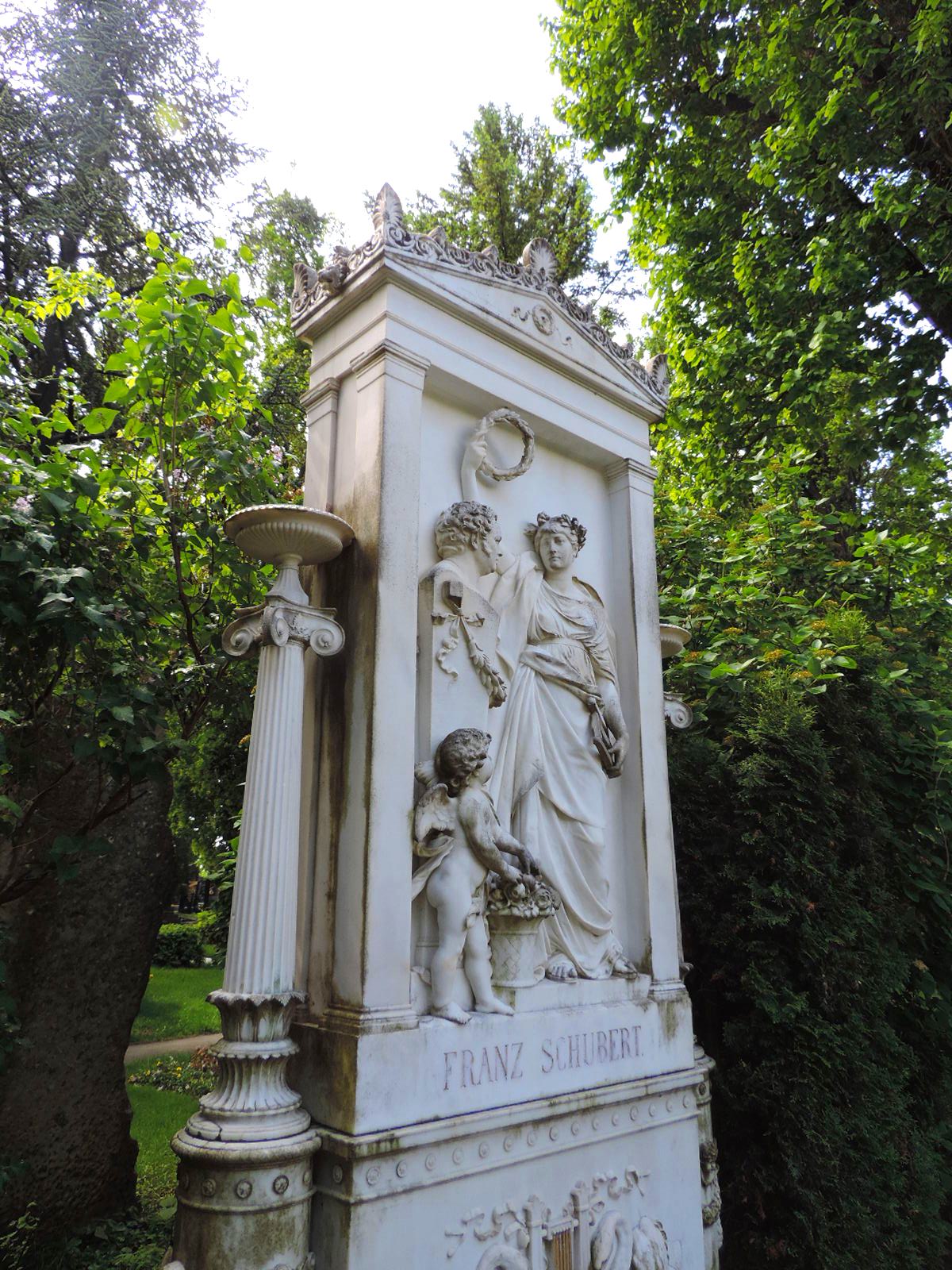 The grave of Franz Schubert - Vienna