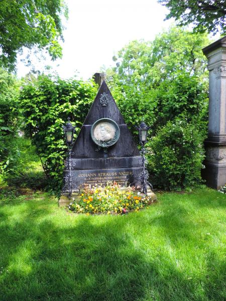 The grave of Johann Strauss (father) - Vienna