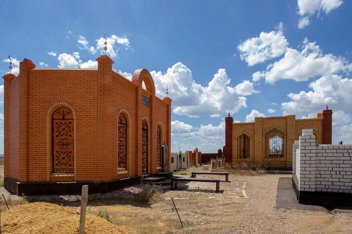 Кладбище в казахстане