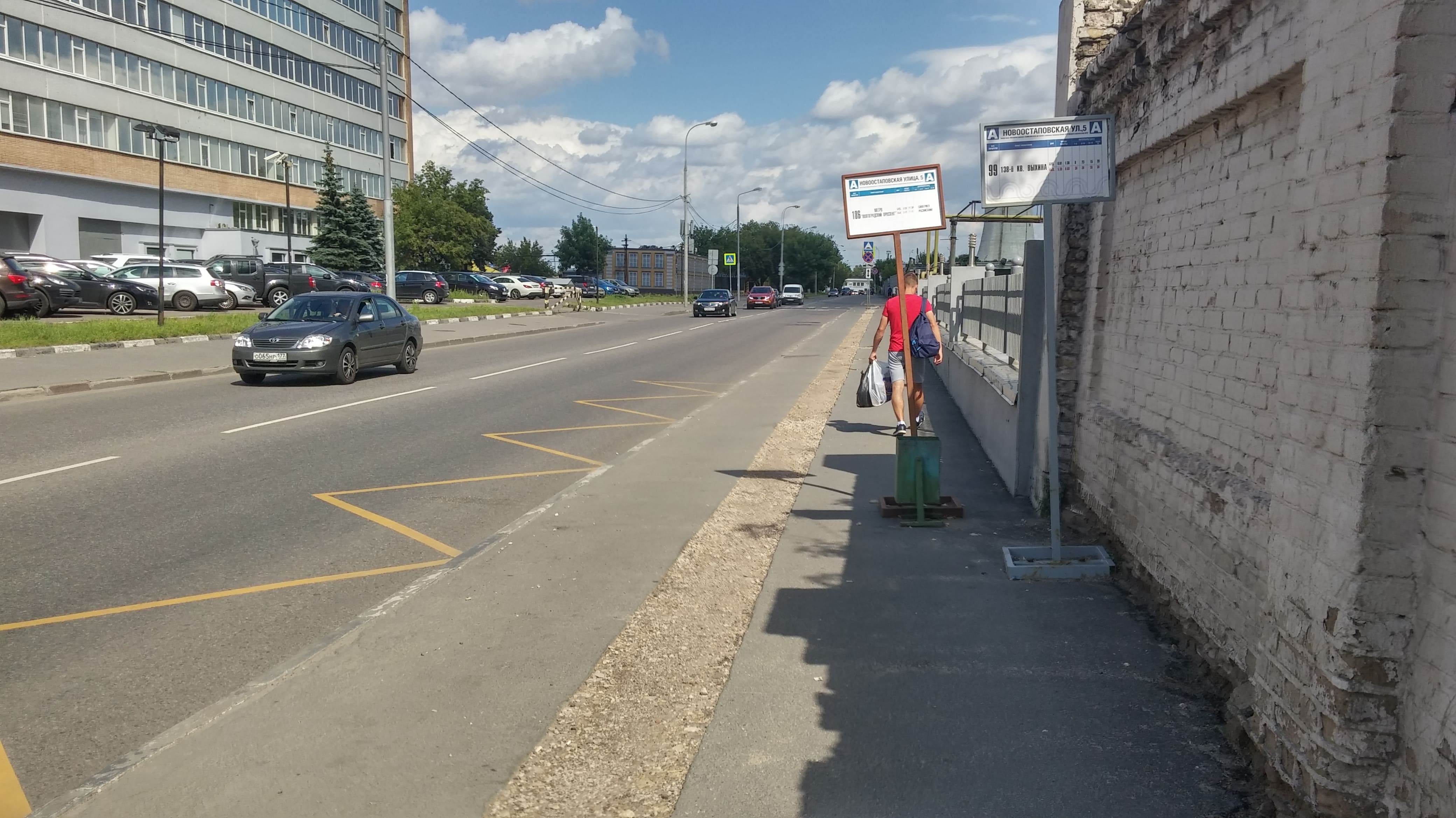 Москва, Новоостаповская ул., 6. 138 Квартал Выхино. Highway Москва, ул. Новоостаповская / Волгоградский пр. фото.