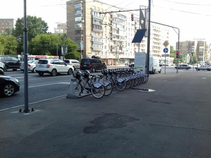 Пункты проката велосипедов в москве карта