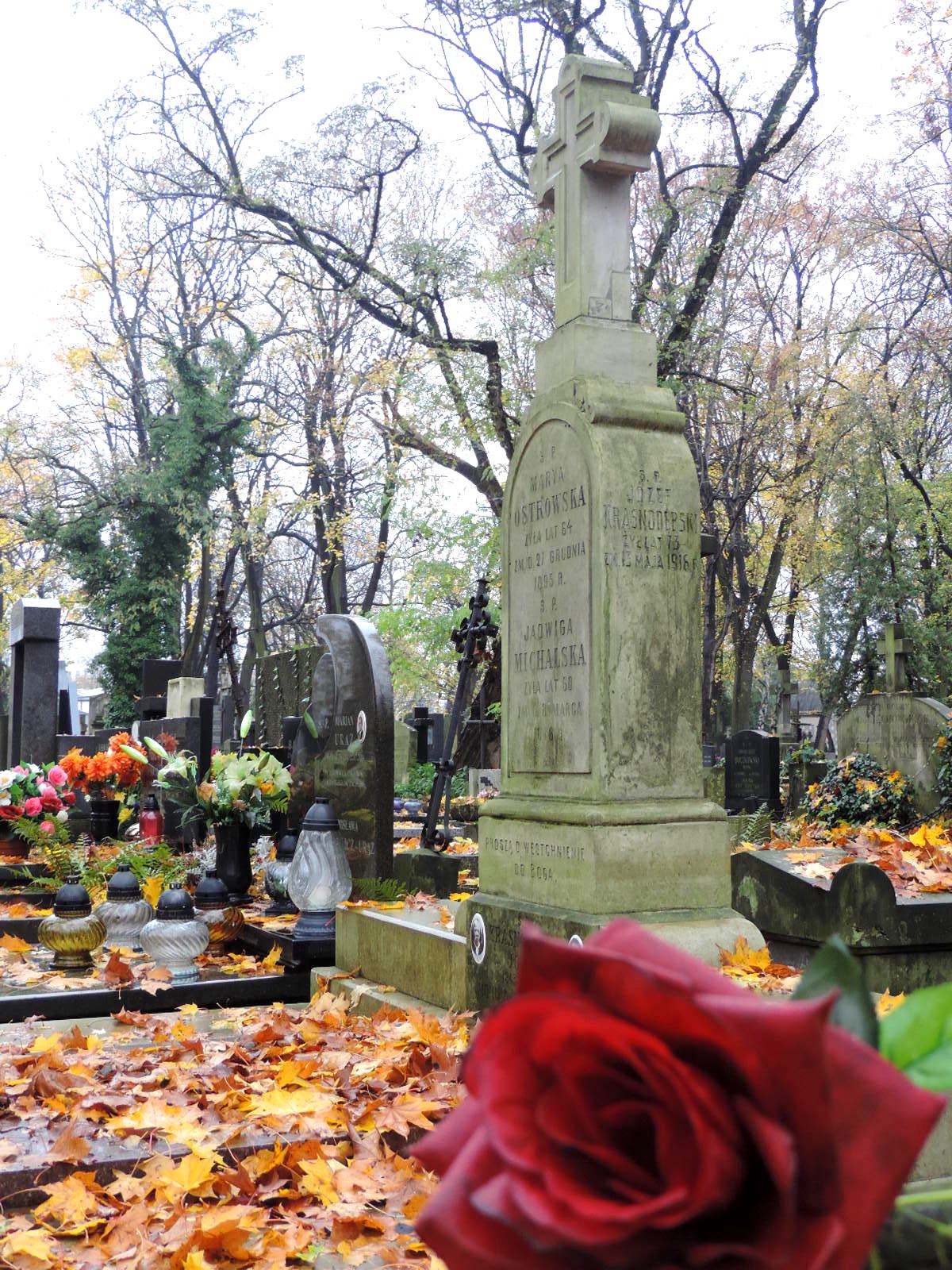 The grave of Jadwiga Michalska - Warsaw