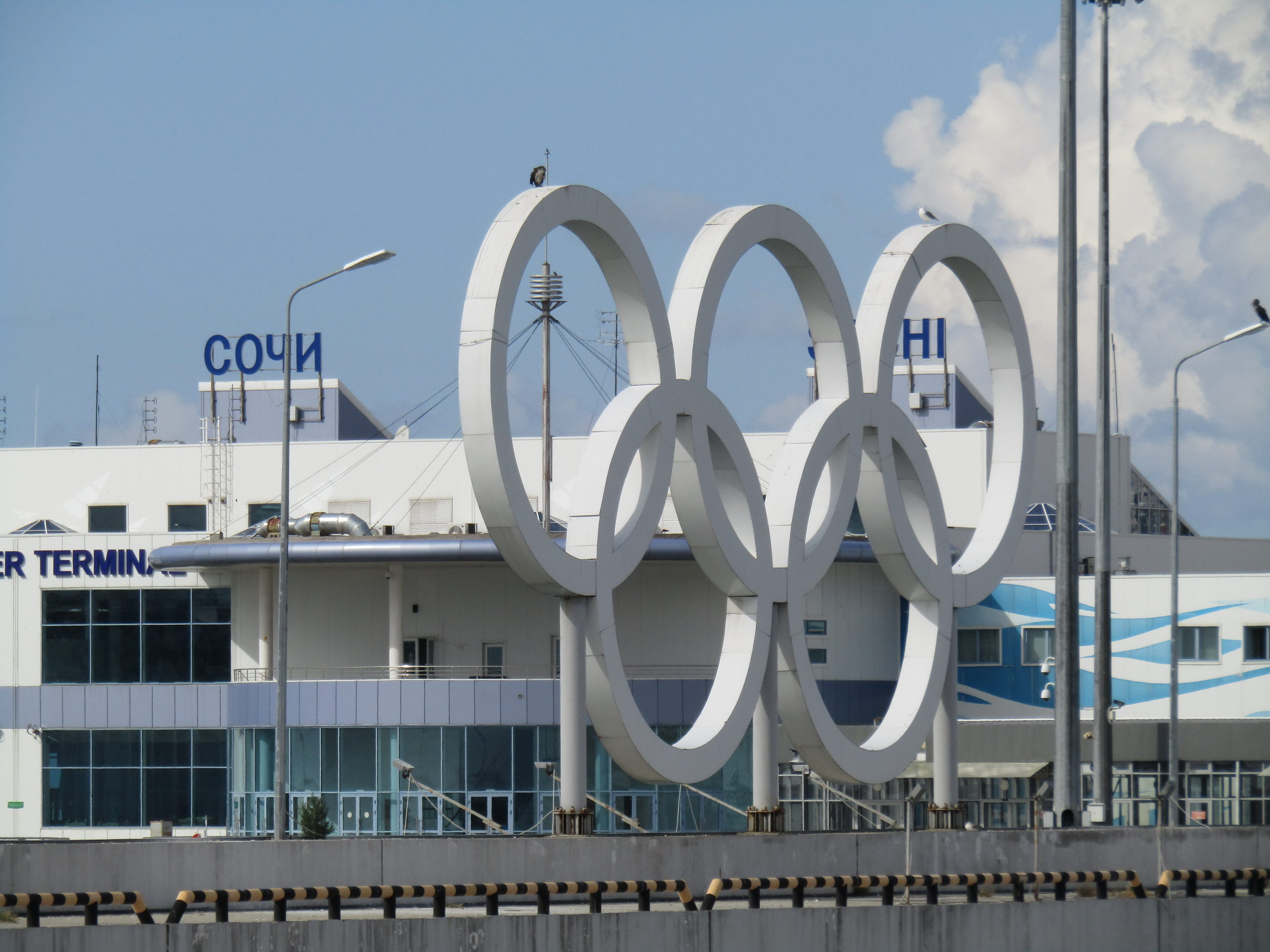 Олимпийские кольца в сочи фото