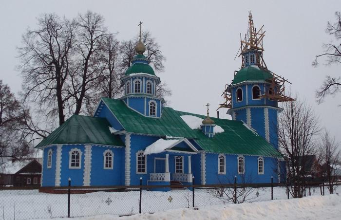 Владимирская Церковь села Куркиной фото