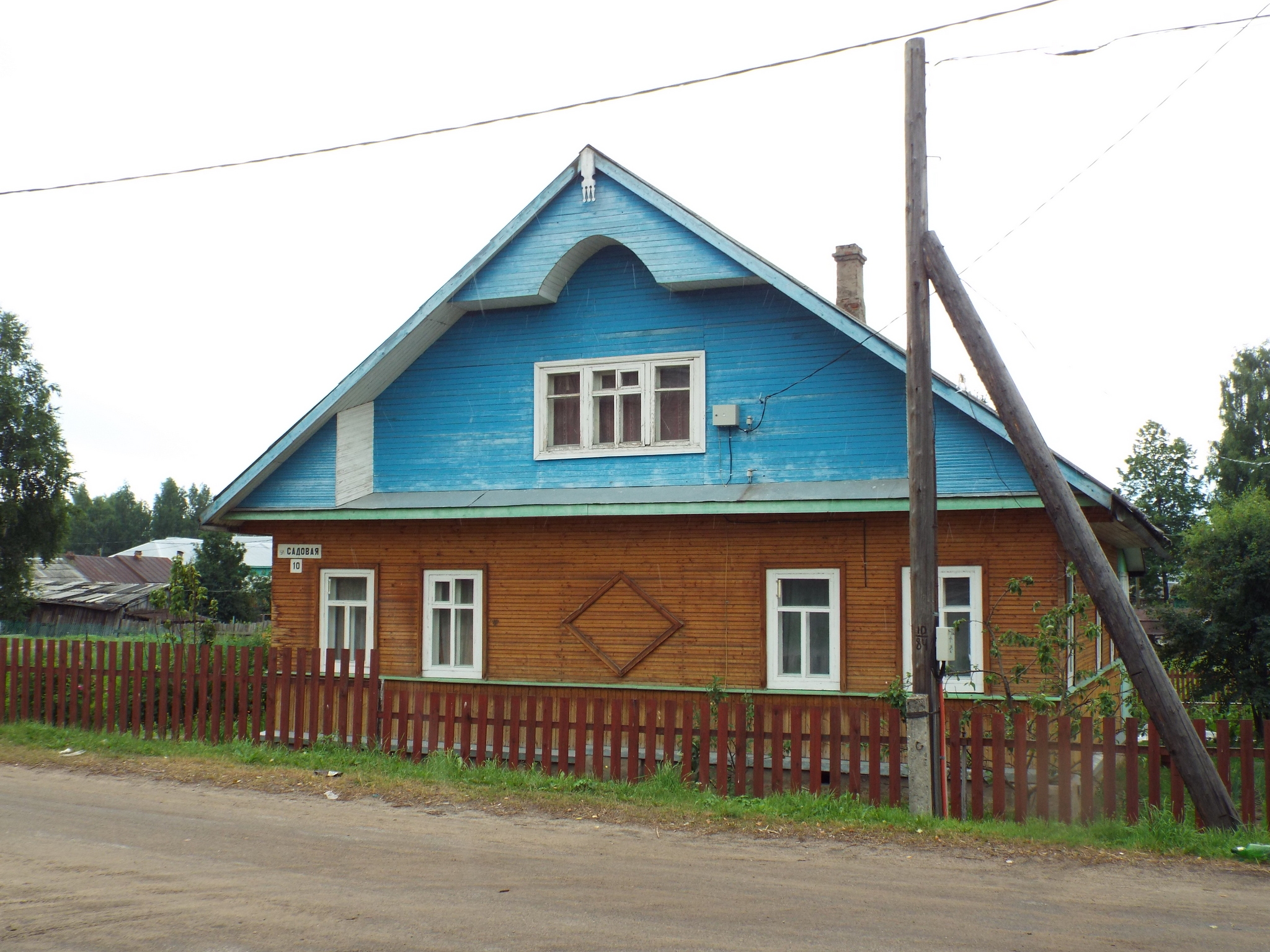 Карта с кичменгский городок с улицами и домами