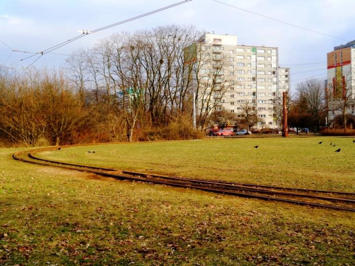 Awaryjna pętla tramwajowa "Radiostacja" - Łódź | opuszczone miejsce