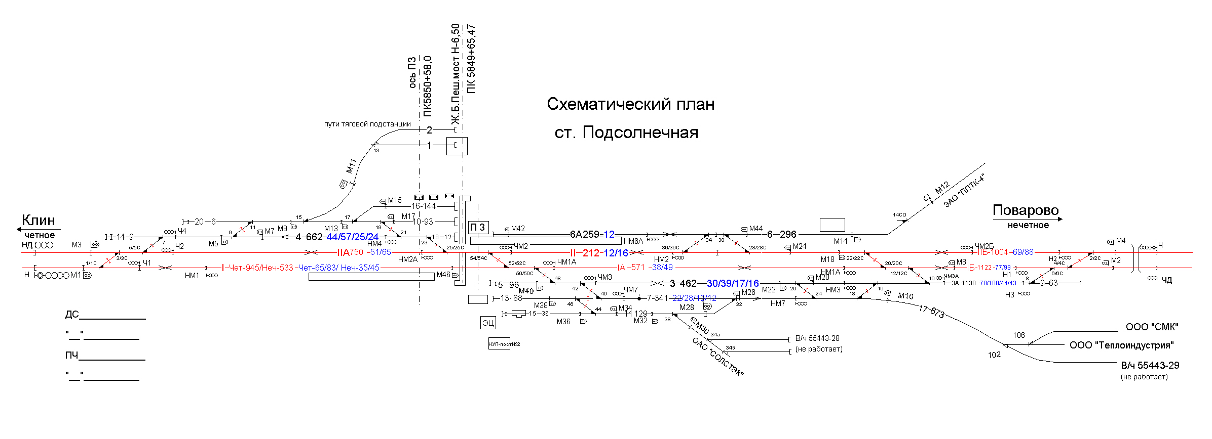 Москва подсолнечная схема