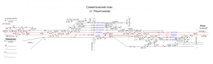 Схема станции стенькино 2