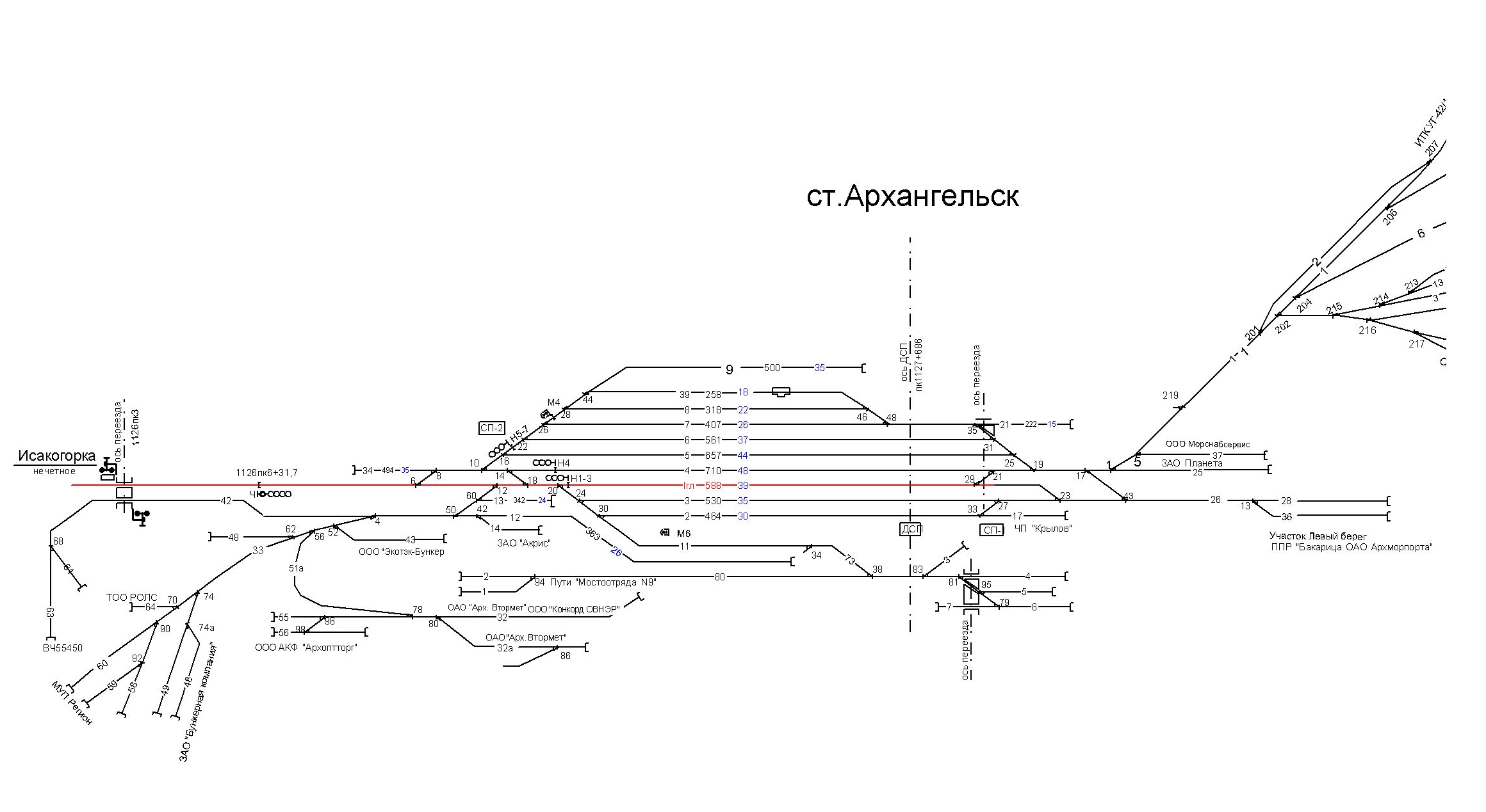 Архангельская область исакогорка карта