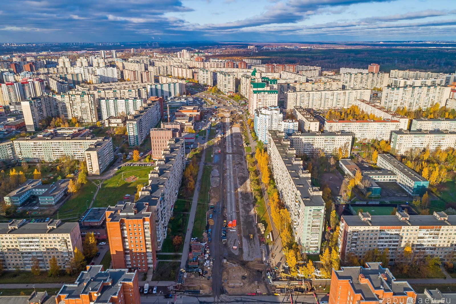 Проспект наставников. Город наставников. Красногвардейский район на обои.