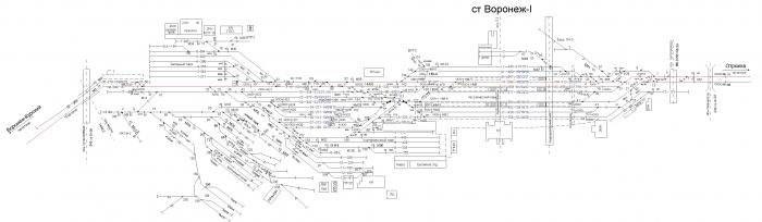 Схема жд воронеж