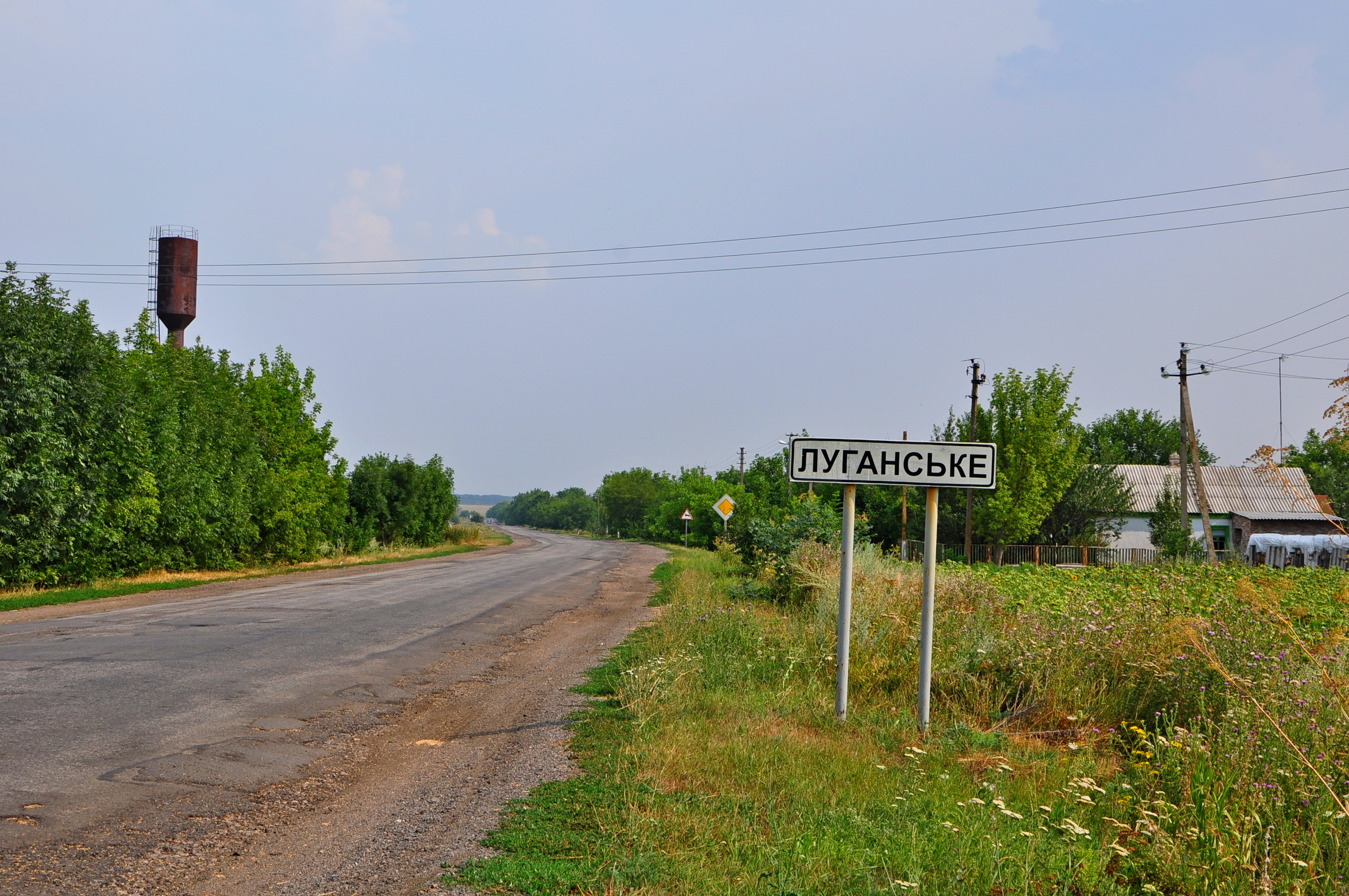 Карта село луганское