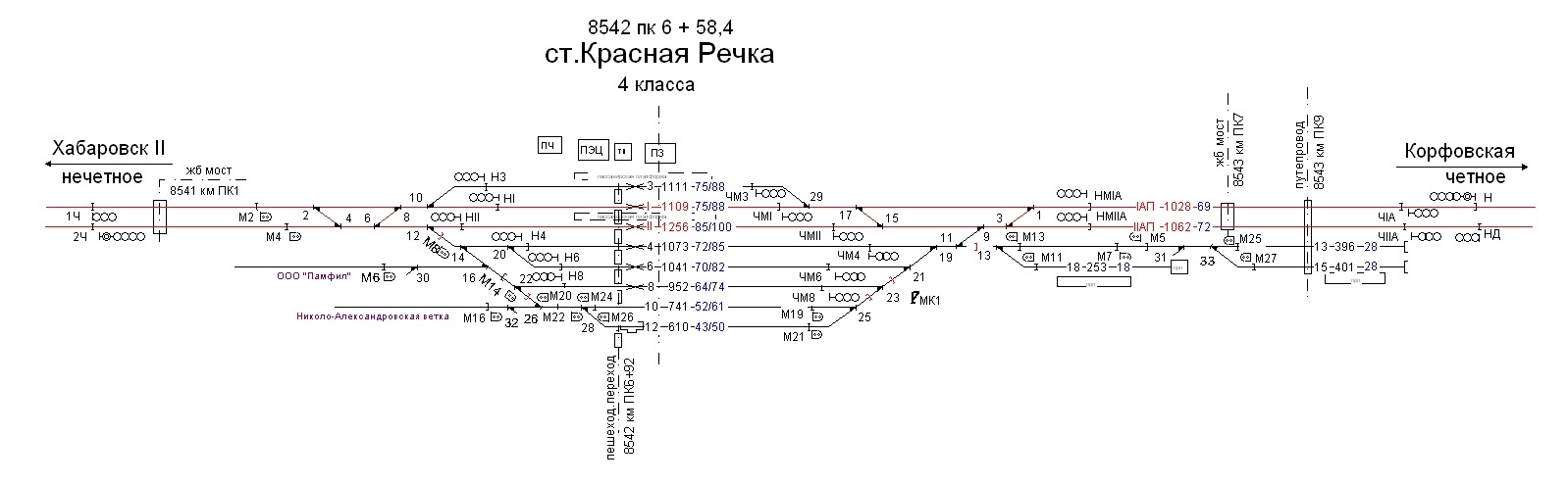 Красная речка хабаровск карта