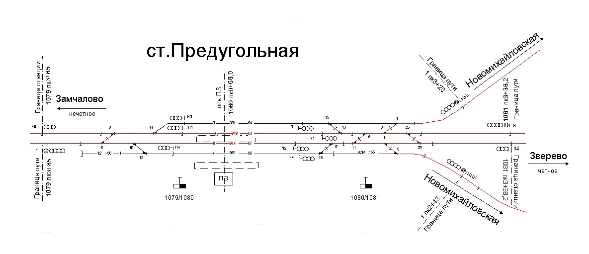 Схема станции лихая