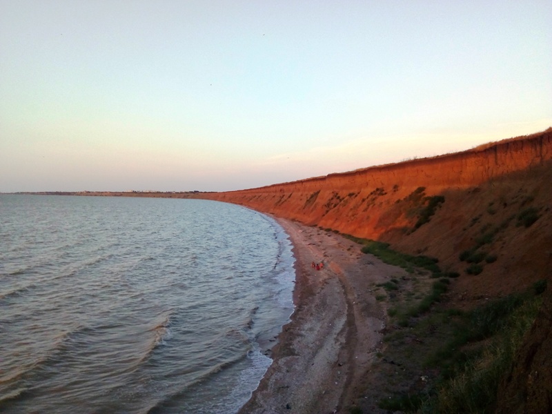 Обрыв азовское море