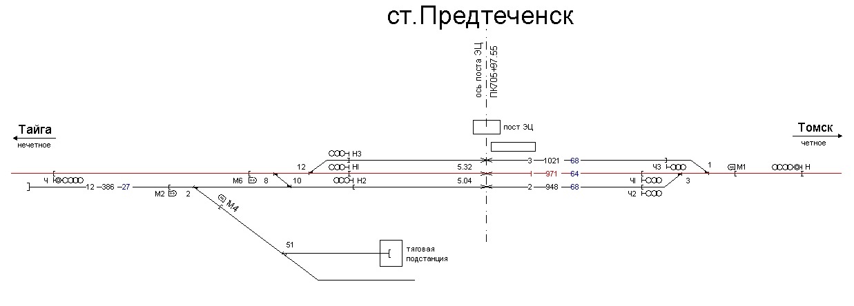 Карта предтеченск томск