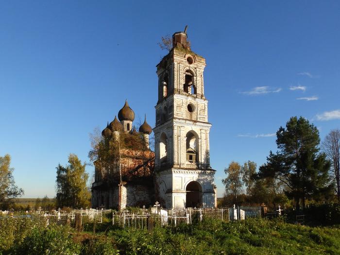 Церковь Троицы в селе Семеновское