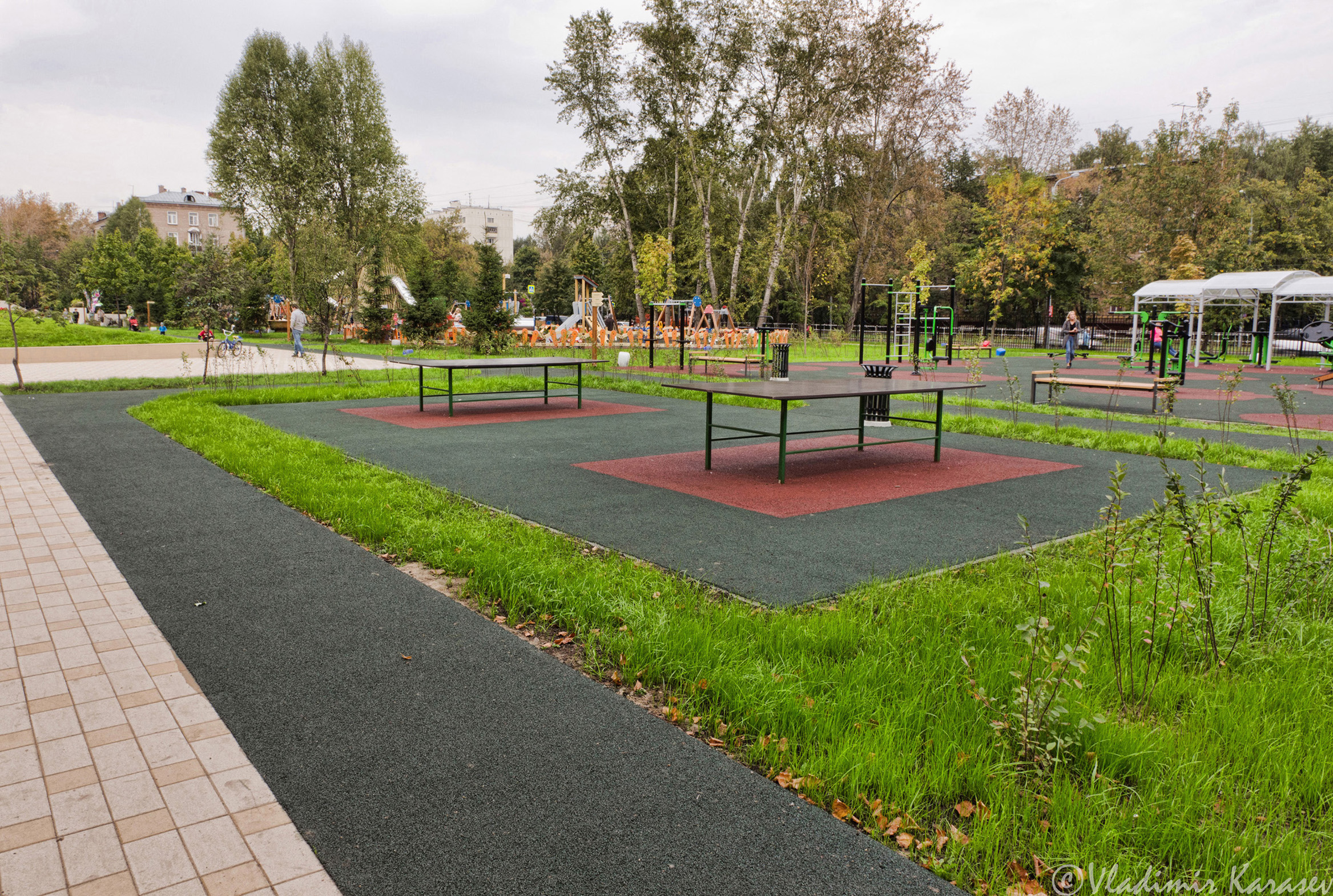 Площадка для настольного тенниса городской парк ул. Удальцова,