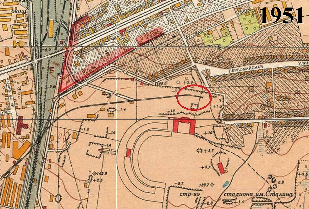 Д стр. Симоновская Железнодорожная ветка. Карта 1950. Станция Лизино в Москве Железнодорожная ветка. Карта Жулебино Старая.