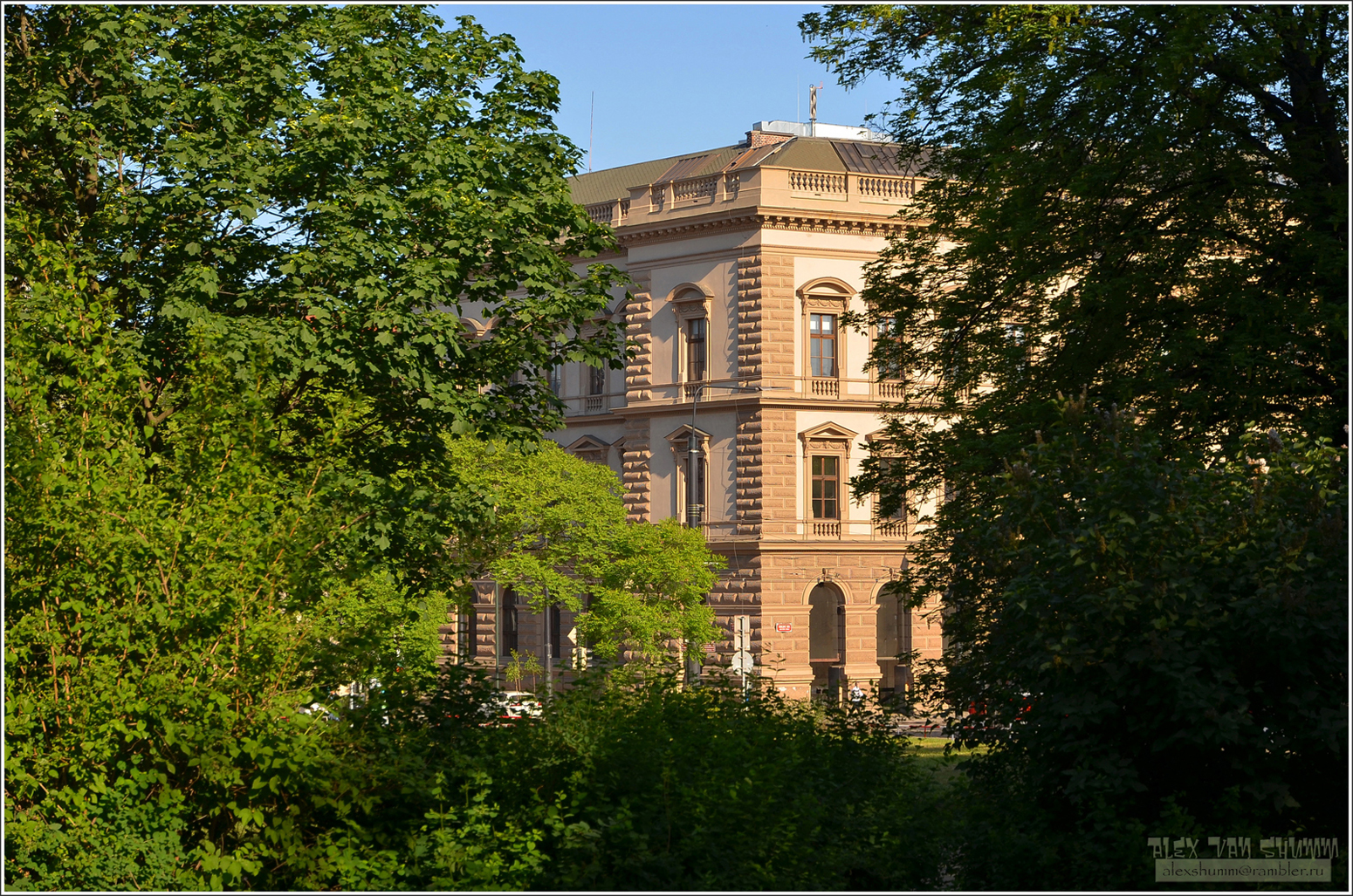 Old building of Czech Technical University - Prague