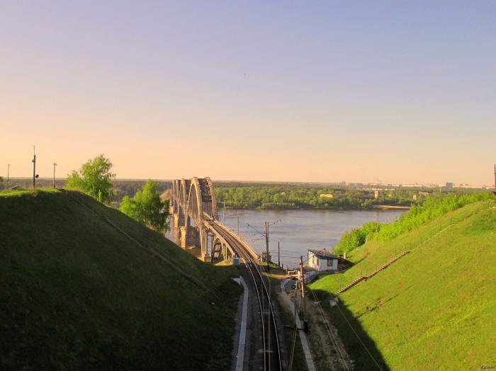 Железнодорожный мост через оку