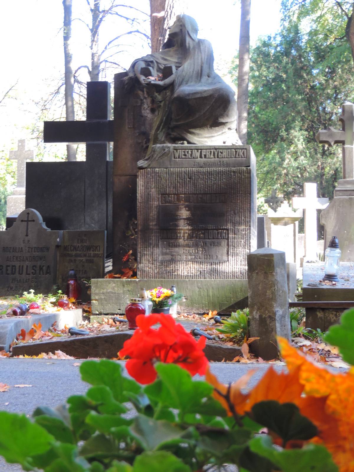 The grave of Emil Michał Przychodzki - Warsaw