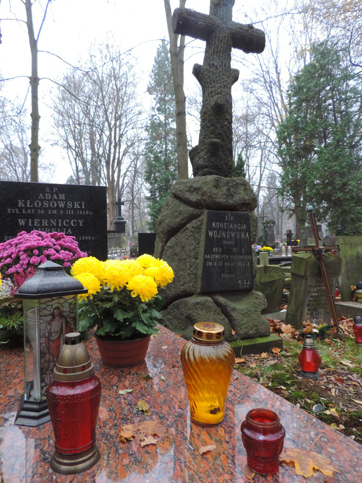 The grave of Konstancja Wojnowska - Warsaw