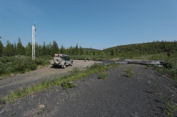 The border of Yakutia and Magadan region