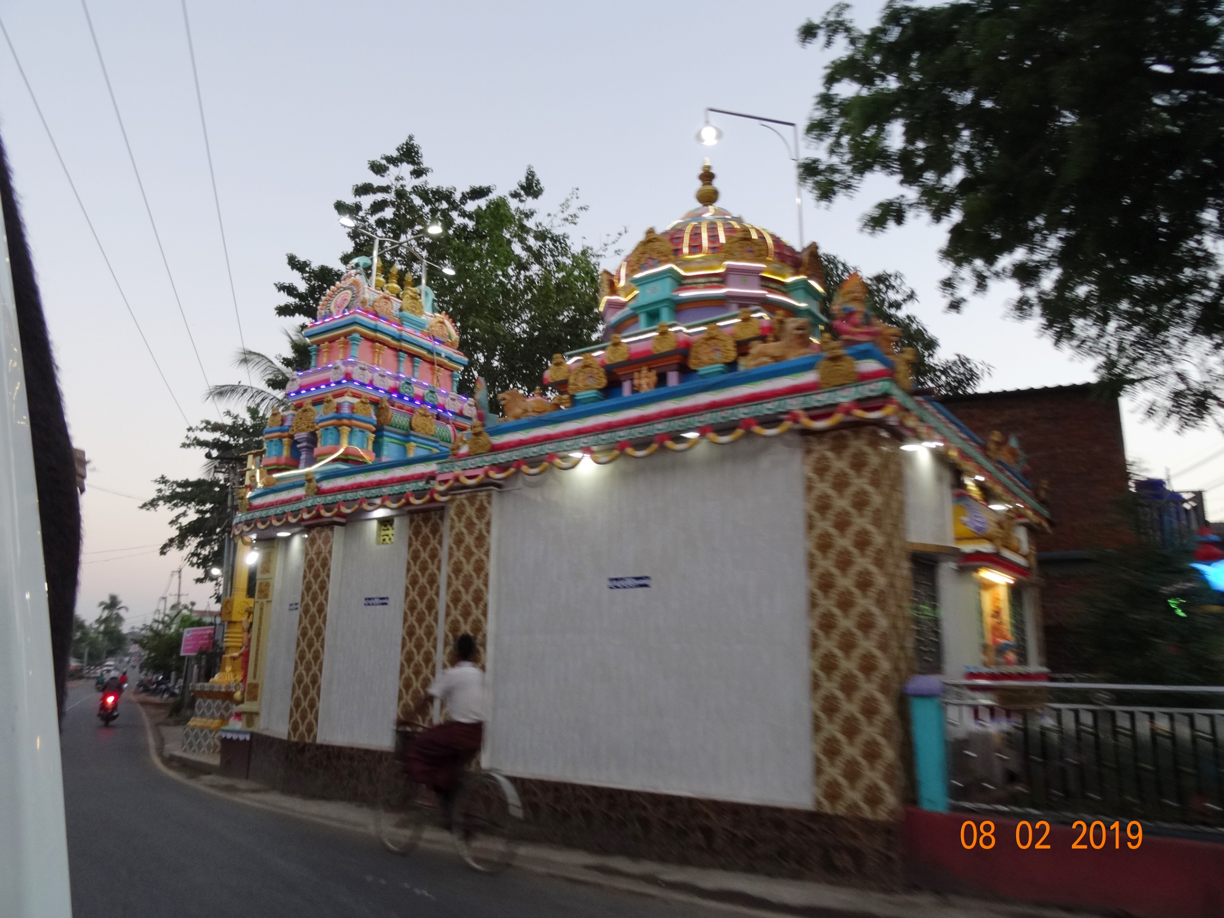 Shri Muchchandhi Kaali Amman Temple Tower Gopuram - Mawlamyine