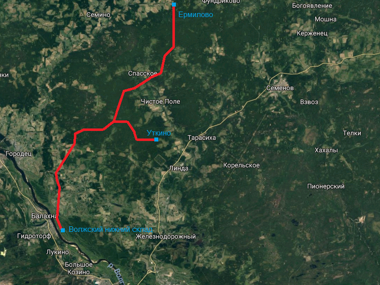 Карта тарасиха нижегородская область