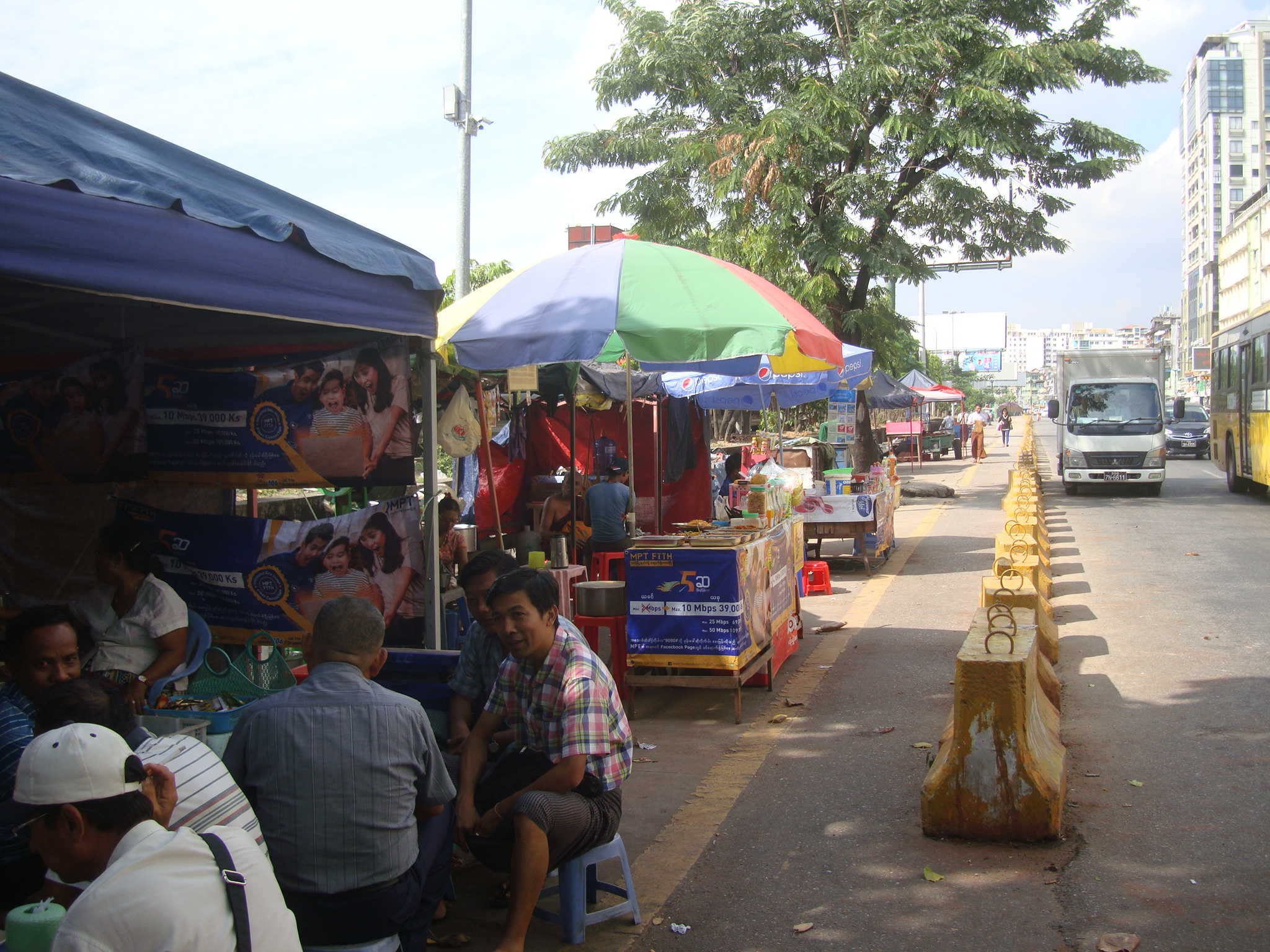 Bus Stop - Yangon