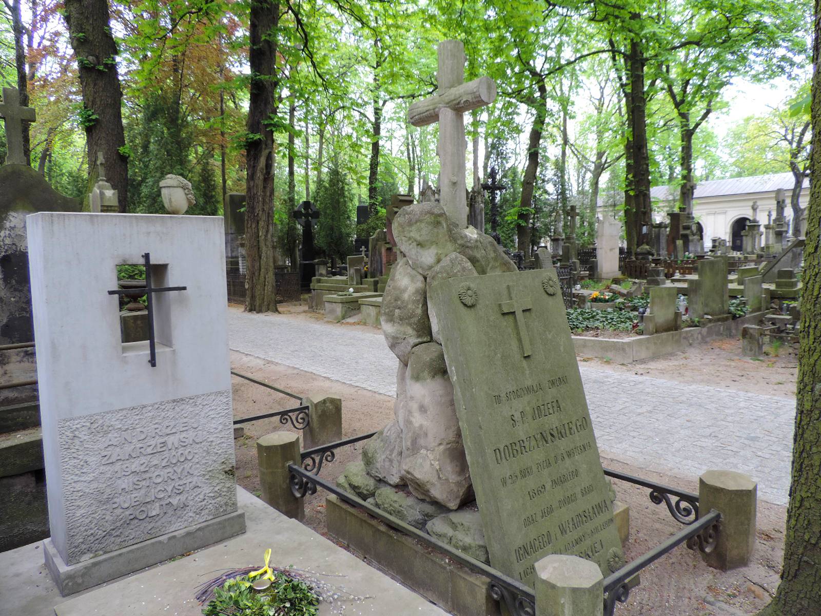 The grave of Ignacy Feliks Dobrzyński - Warsaw