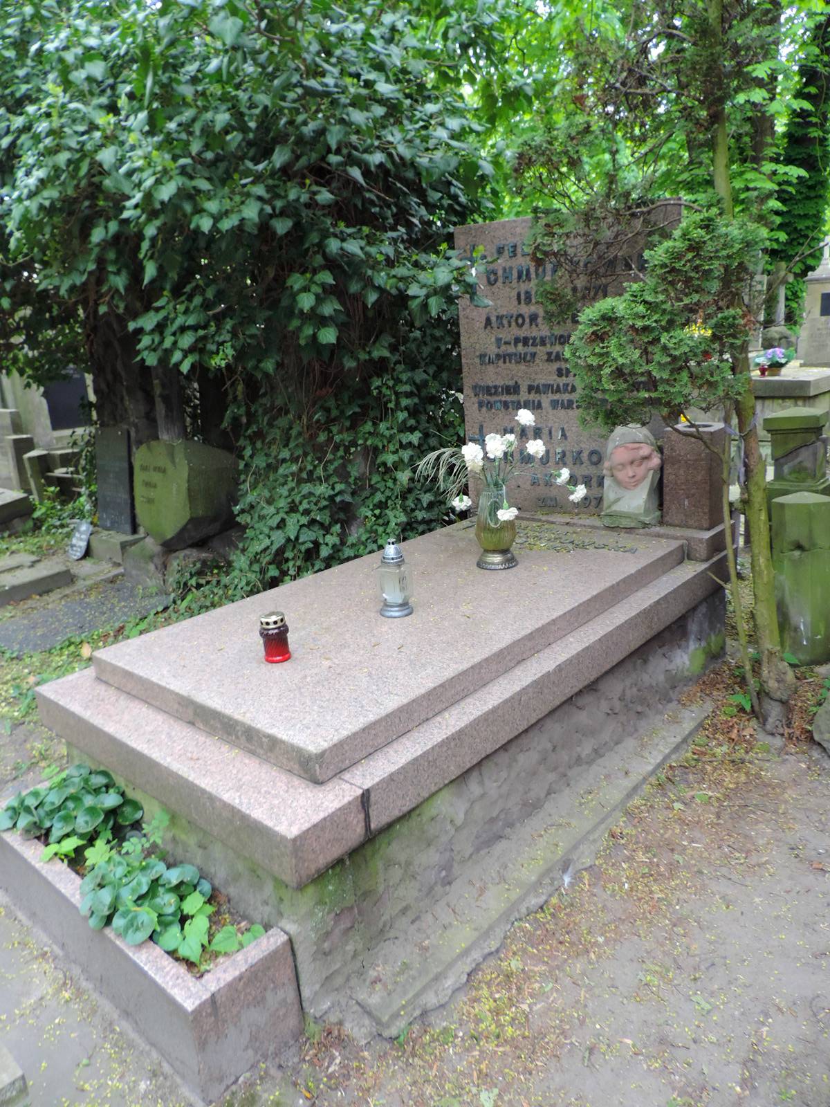 The grave of Feliks Chmurkowski - Warsaw