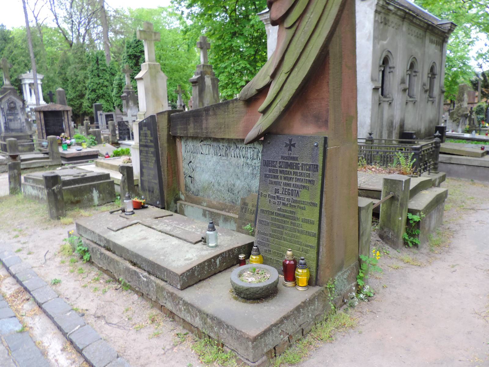 The tomb of Witold Rychter - Warsaw | grave