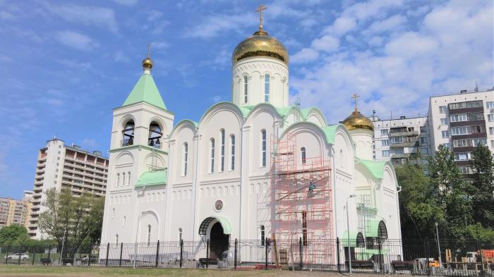 Храм Андрея Боголюбского в Текстильщиках Москва