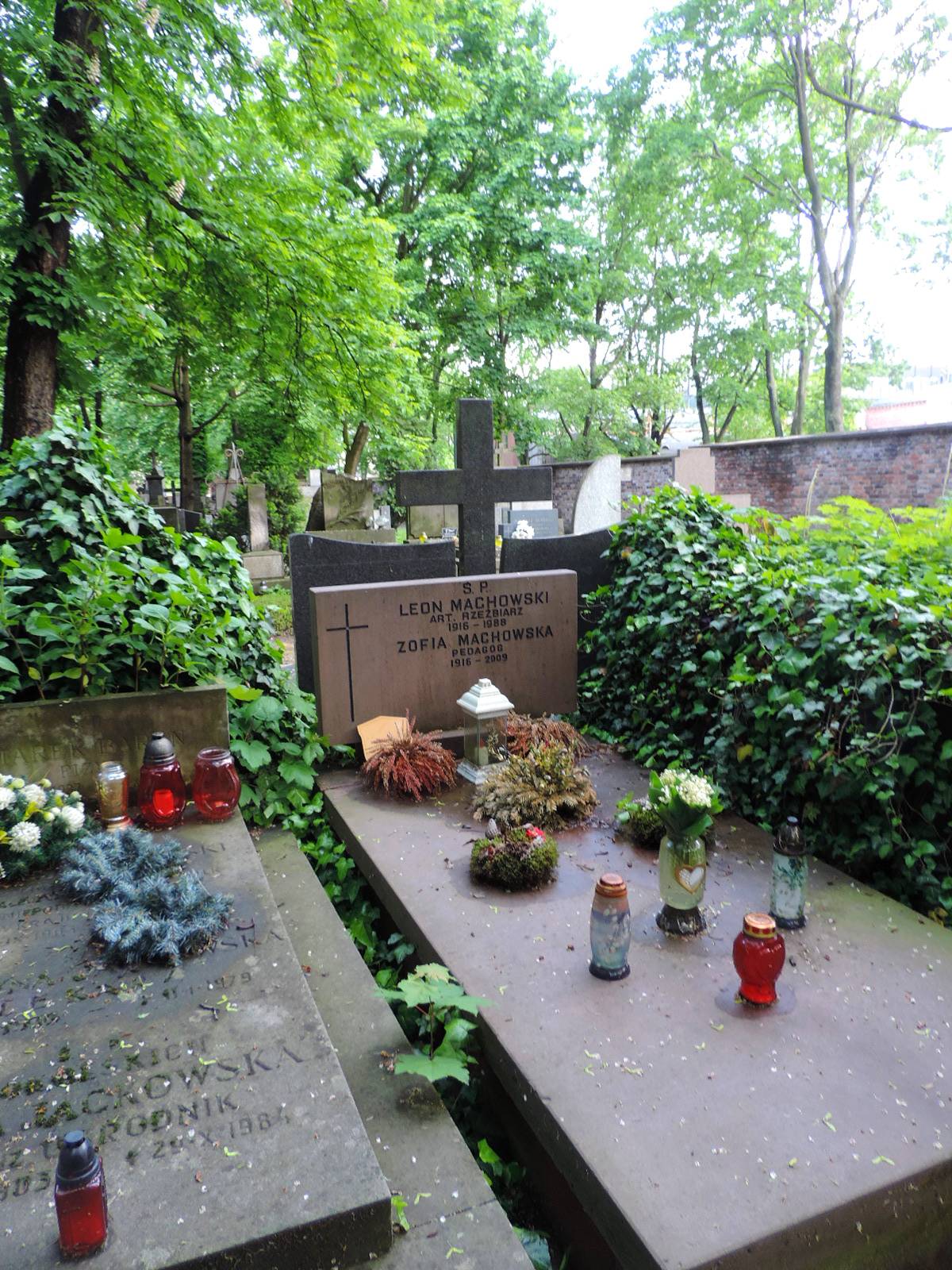 The grave of Leon Machowski - Warsaw