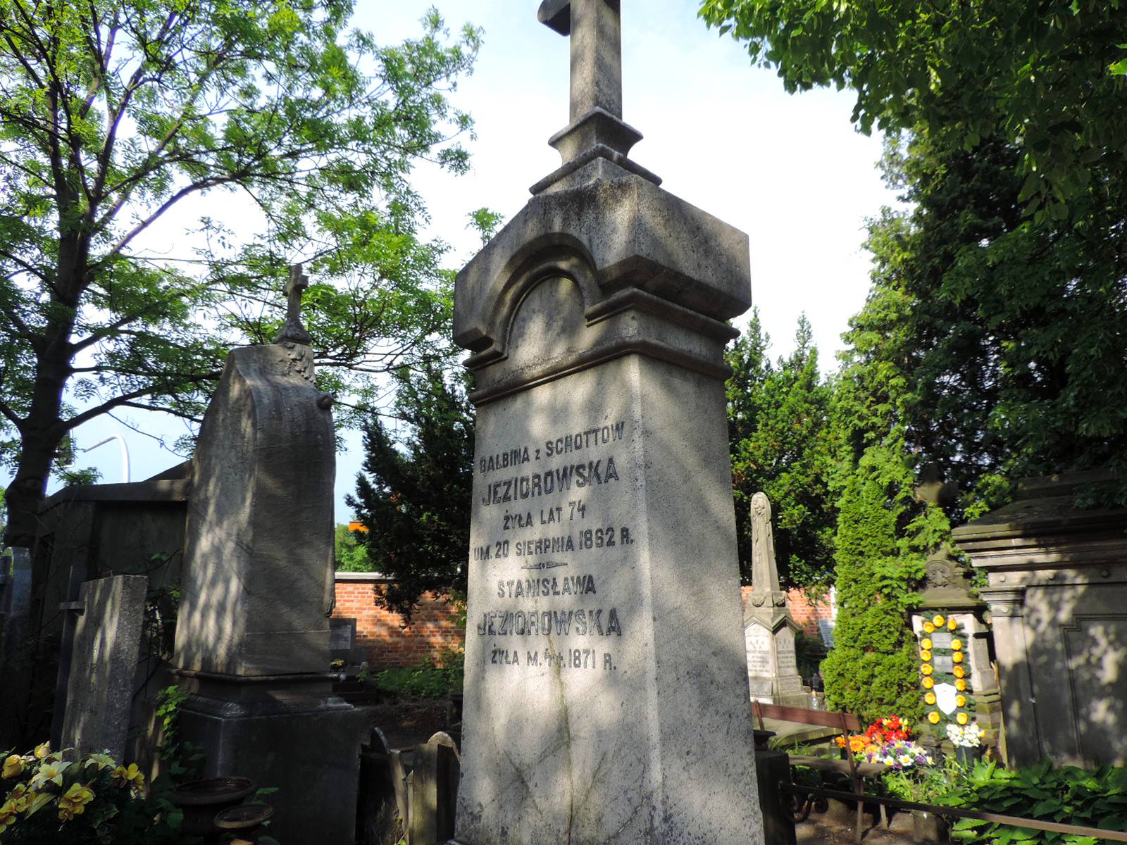 The grave of Balbina Jeziorowska - Warsaw