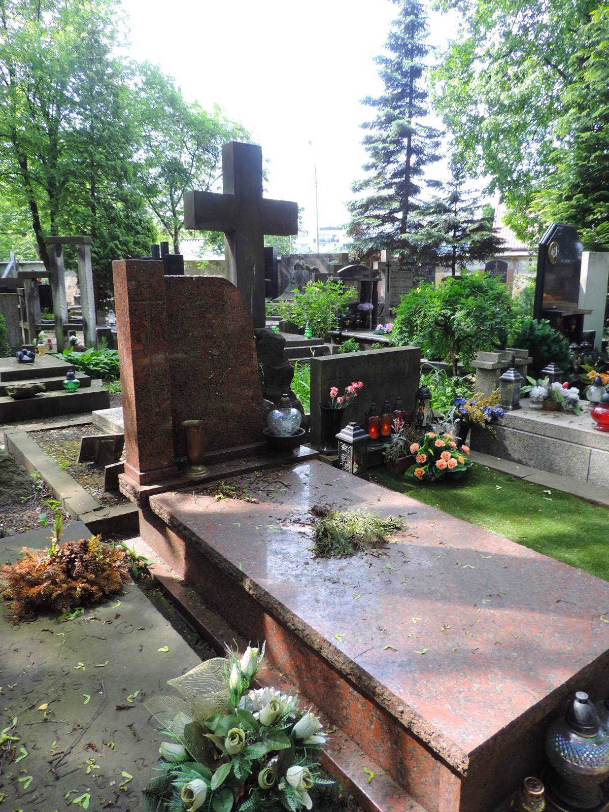 The grave of Jacek Żemantowski - Warsaw