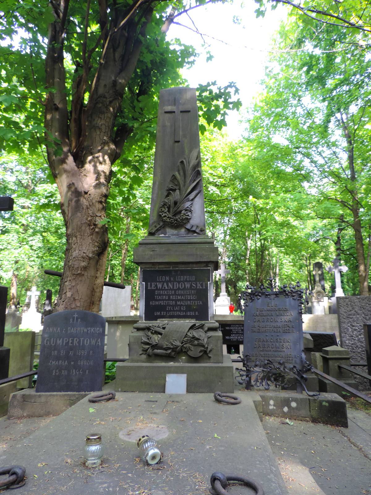 The Grave Of Leopold Leon Lewandowski - Warsaw 