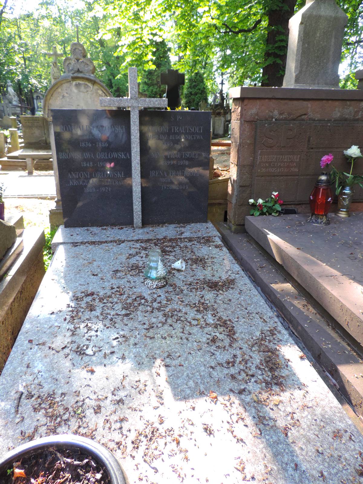 The grave of Antoni Orłowski - Warsaw