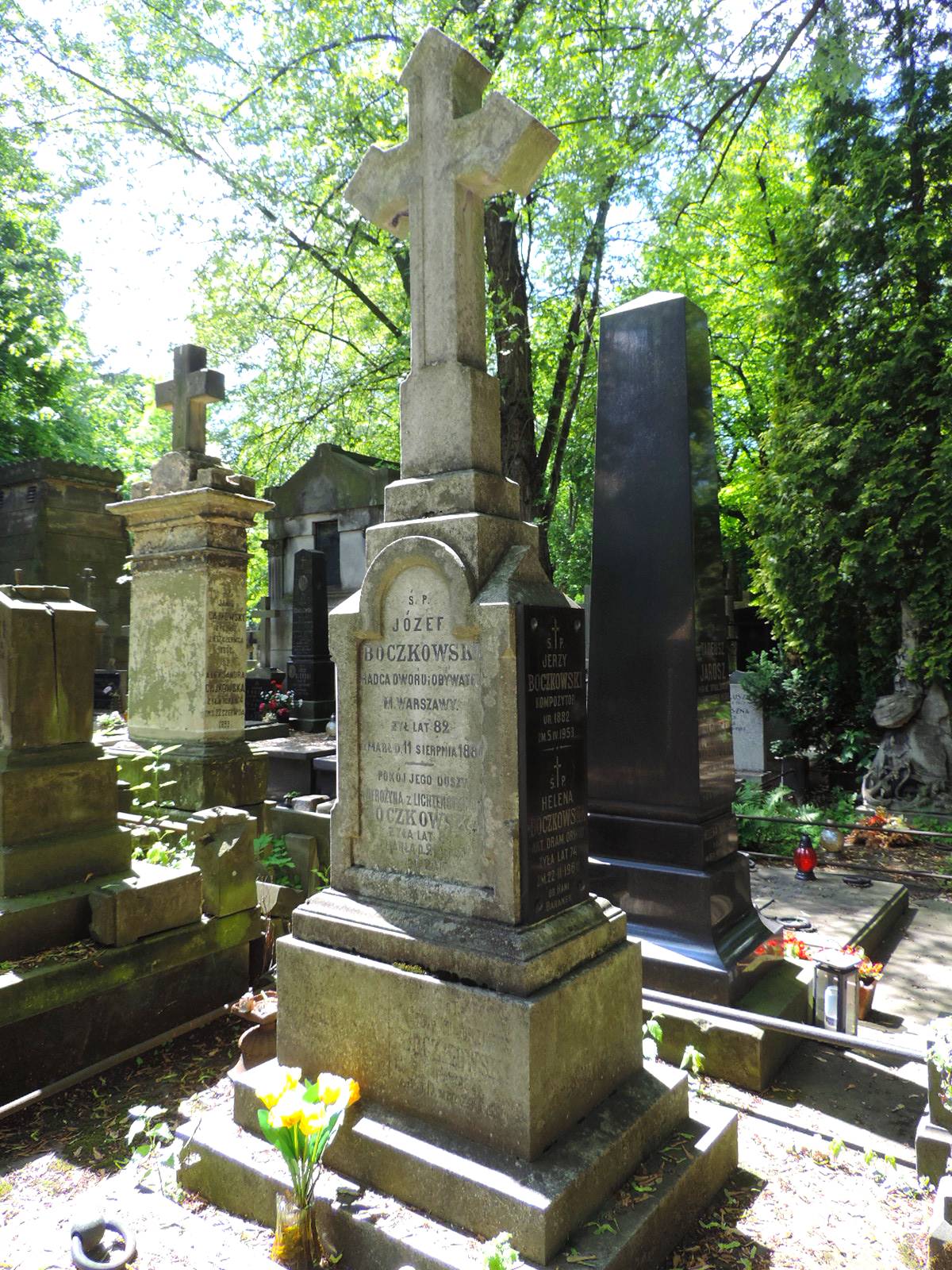 The grave of Jerzy Boczkowski - Warsaw